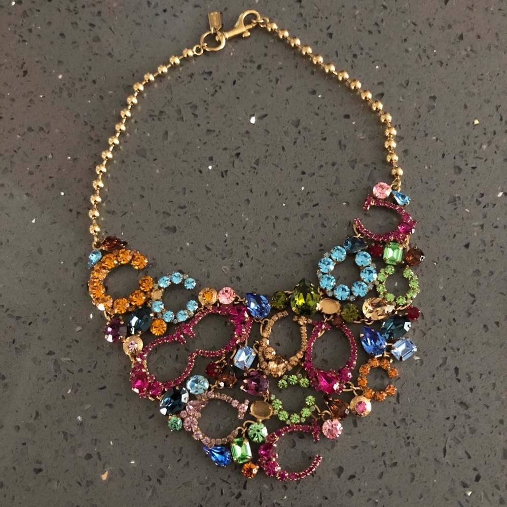 Beautiful Coach jewel toned necklace (as is)